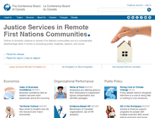 Tablet Screenshot of conferenceboard.ca